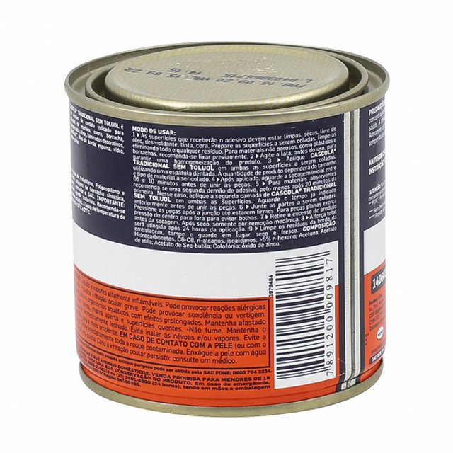 Alternative view of Cascola Tradicional s/ Toluol 195 gr