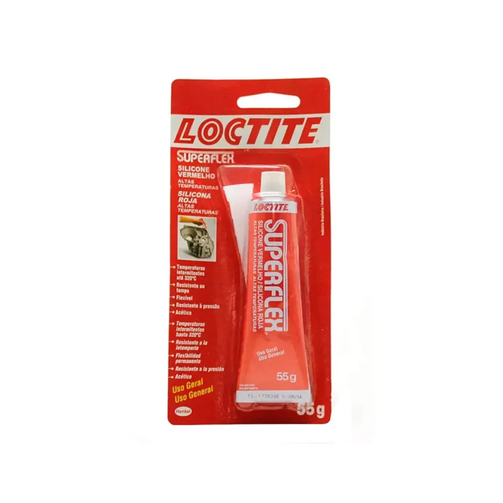 Alternative view of Loctite Superflex Vermelho SI 596 - 55g