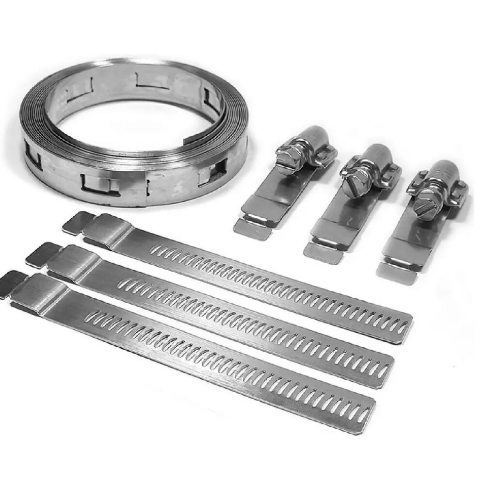 Alternative view of Kit Multi Abraçadeiras 3 Fechos Em Aço Inox Suprens
