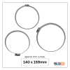 abraçadeira flexil carbono 140x159mm