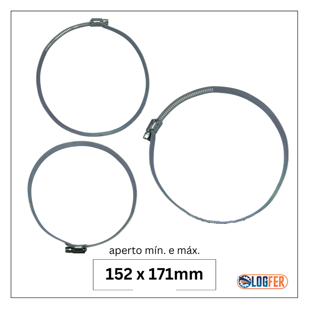 abraçadeira flexil carbono 152x171mm