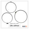 abraçadeira flexil carbono 178x197mm
