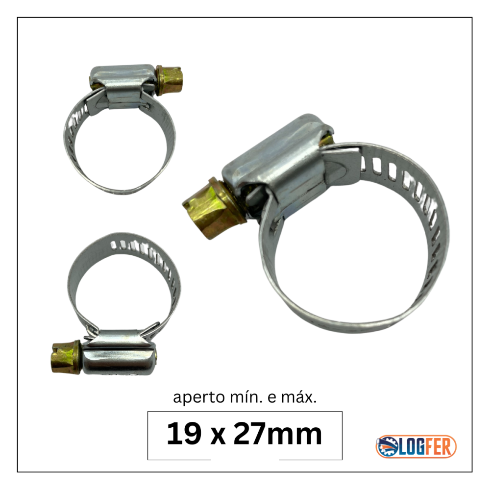 abraçadeira flexil carbono 19x27mm
