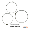 abraçadeira flexil carbono 229x248mm