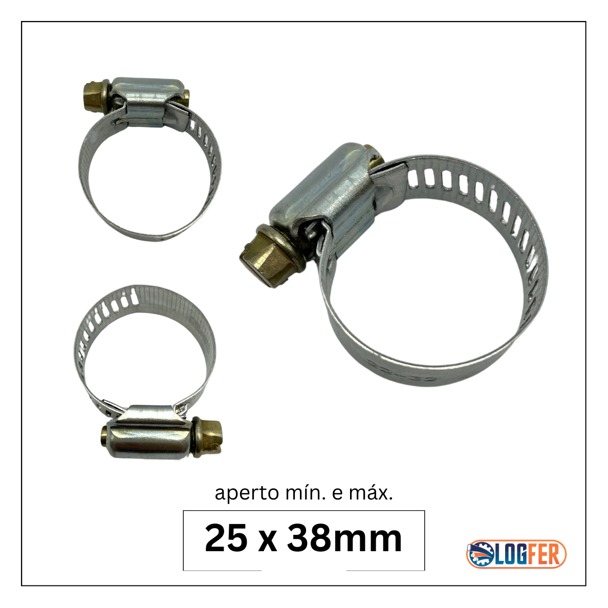 abraçadeira flexil carbono 25x38mm