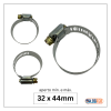 abraçadeira flexil carbono 32x44mm