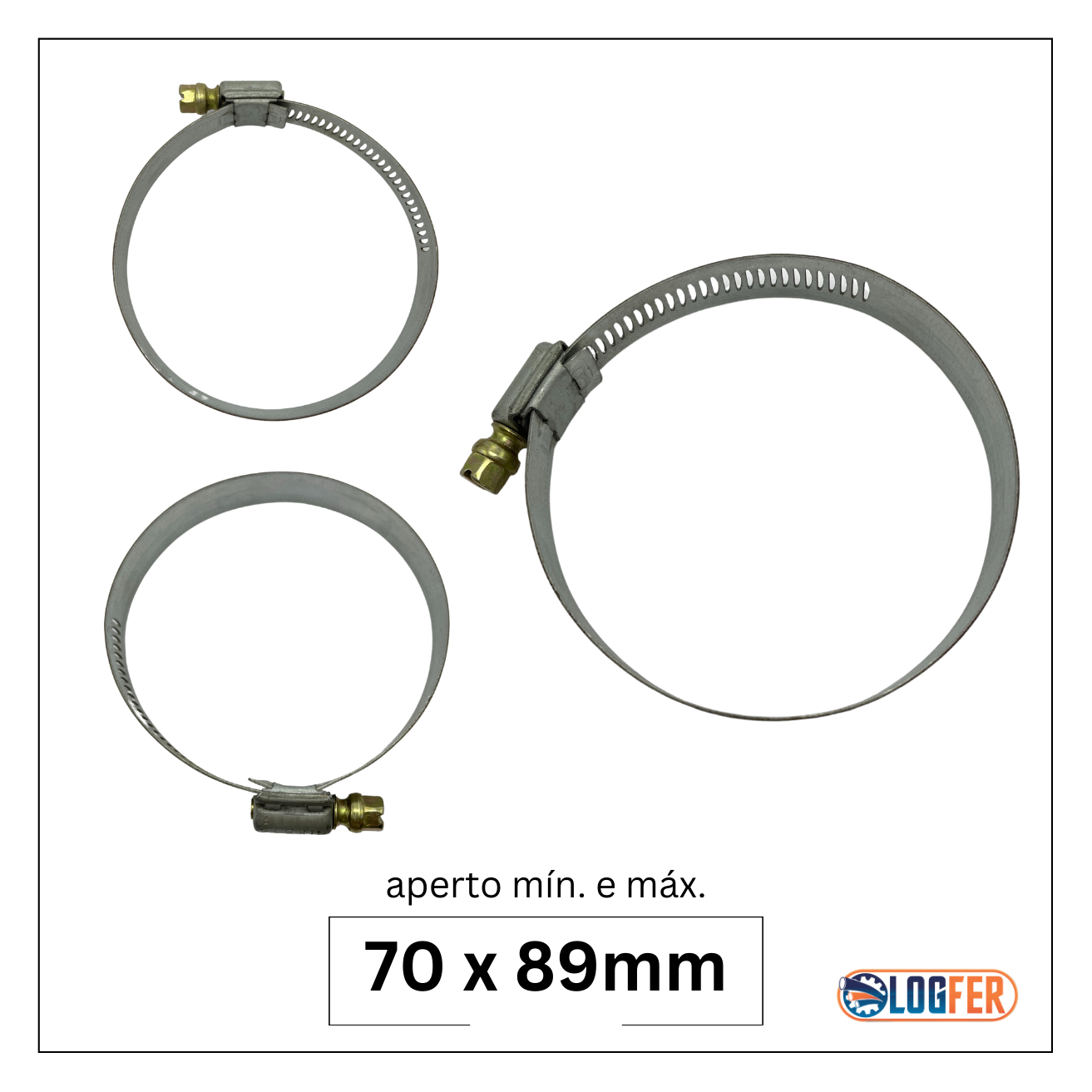 abraçadeira flexil carbono 70x89mm