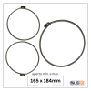 abraçadeira flexil inox 165x184mm