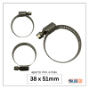 abraçadeira flexil inox 38x51mm
