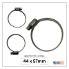 abraçadeira flexil inox 44x57mm