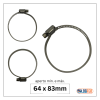 abraçadeira flexil inox 64x83mm