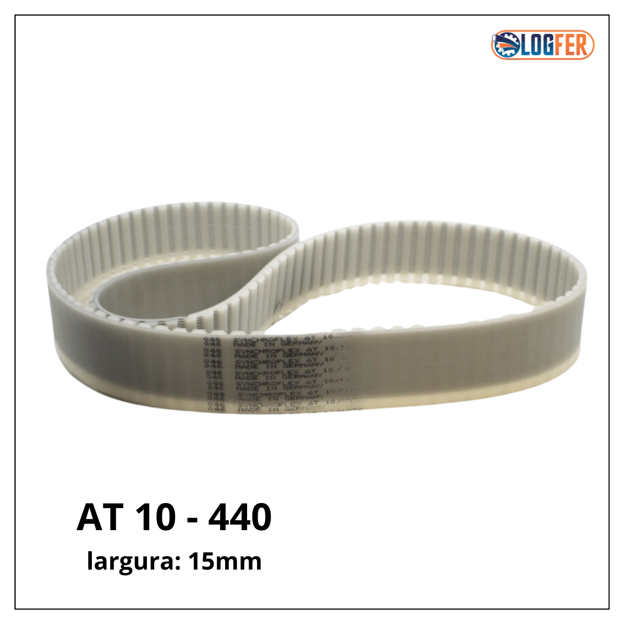 Correia Sinc PU AT 10 - 440 - 15mm - Continental
