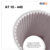 Correia Sinc PU AT 10 - 440 - dentes trapezoidais