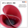 Correia Sinc PU AT 3 - GENIII - 900 - dentes trapezoidais