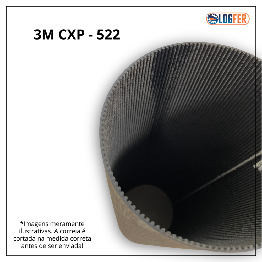 Correia Sinc Borr 3M CXP 522 - perfil HTD